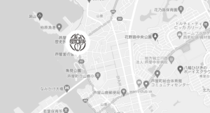 芦屋釜の里map
